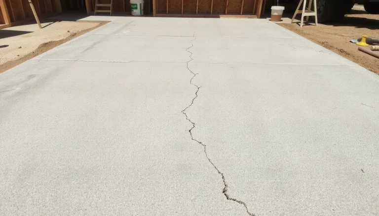 Dalle béton qui fissure au séchage : causes, réparation et prévention