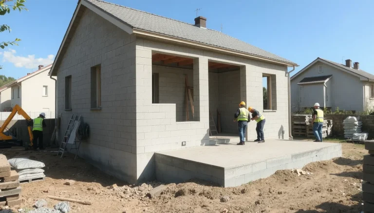 Gros œuvre construction : définition, étapes et prix au m²