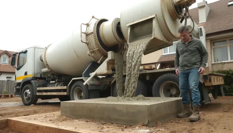 Prix d’une toupie de béton fibré : tarifs 2025 au m³ et au m²