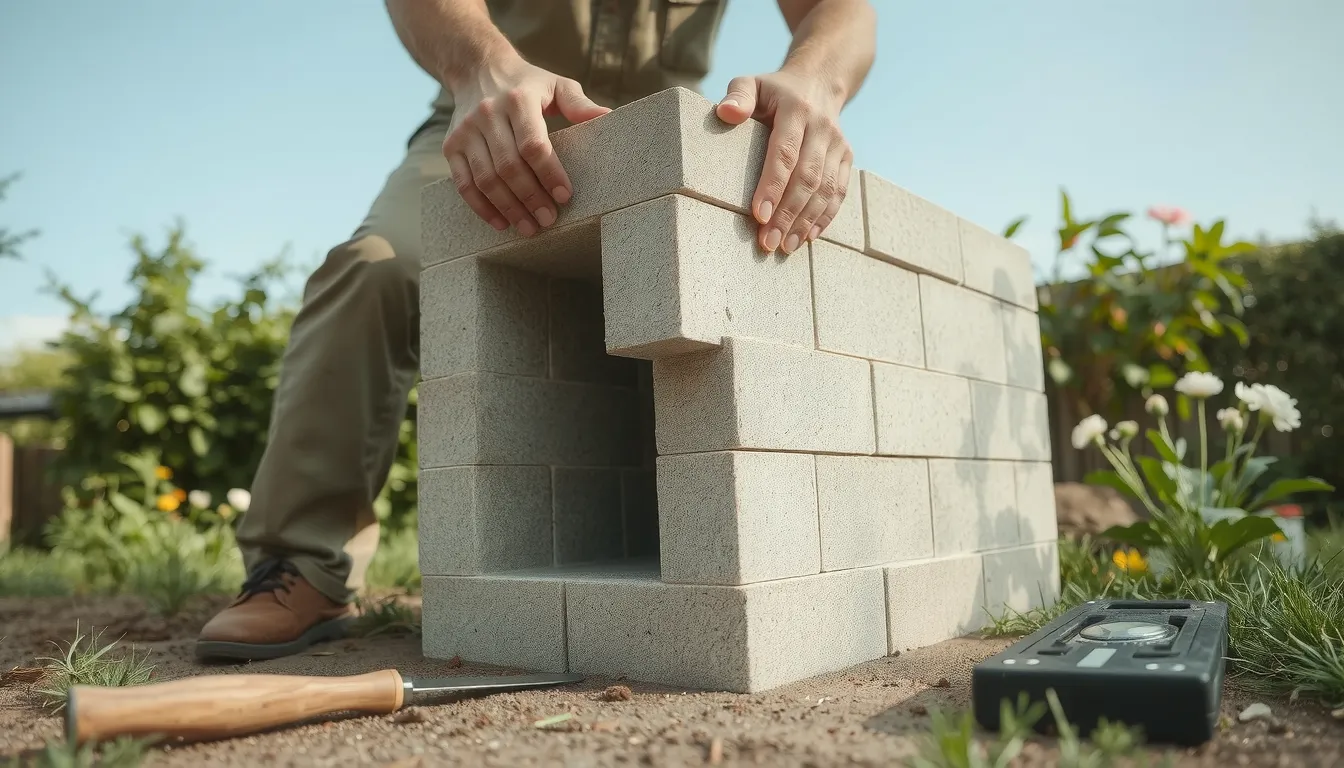 barbecue en beton cellulaire