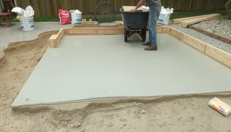 Dalle béton pour abri de jardin : guide complet de A à Z