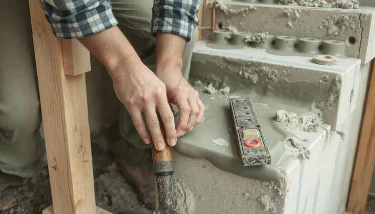 Construire un escalier en béton : le guide pas à pas complet