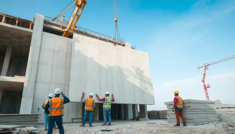 Panneau en béton préfabriqué : types, usages et mise en œuvre
