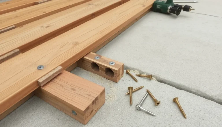 Poser une terrasse bois sur dalle béton : le guide complet