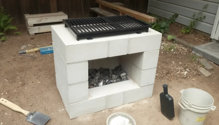 Construire un barbecue en béton : le guide complet pas à pas