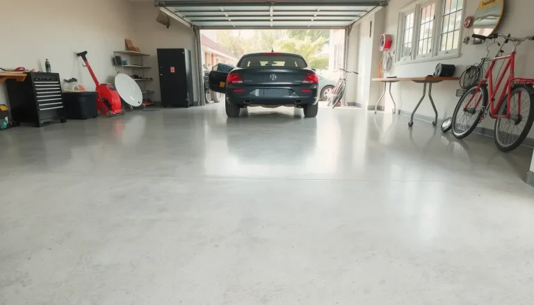 Béton ciré pour garage : avantages, pose, prix et alternatives