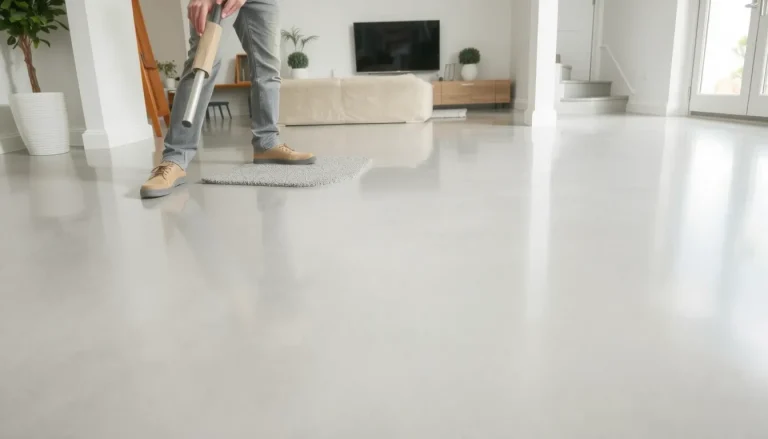 Prix du béton ciré au m² en 2025 : fourchettes, pose pro et DIY