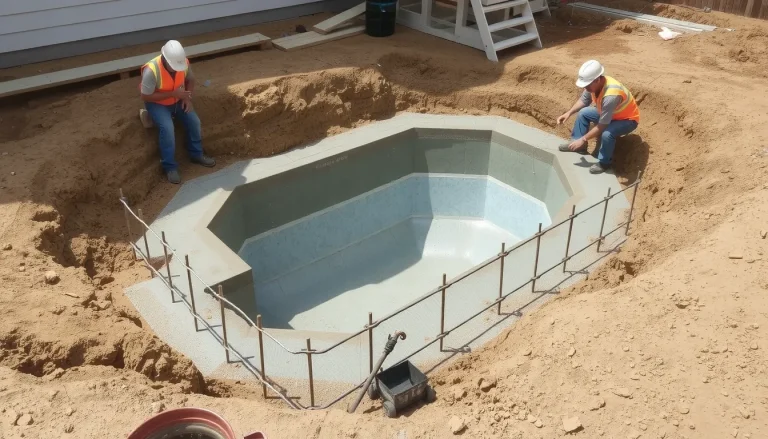 Ceinture Béton Piscine Coque : Rôle, Dimensionnement et Pose Complète