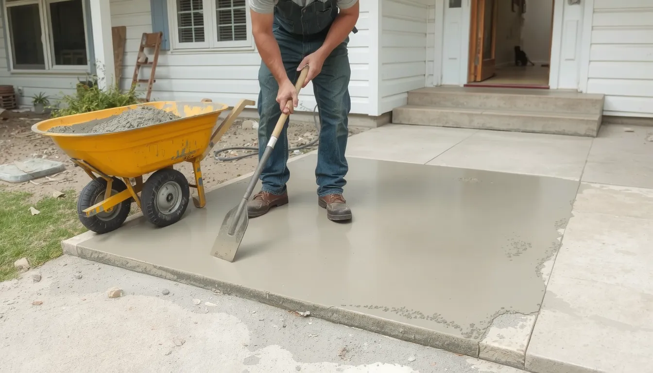 chape exterieur sur dalle beton