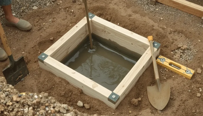 Comment faire un plot béton : guide complet de A à Z