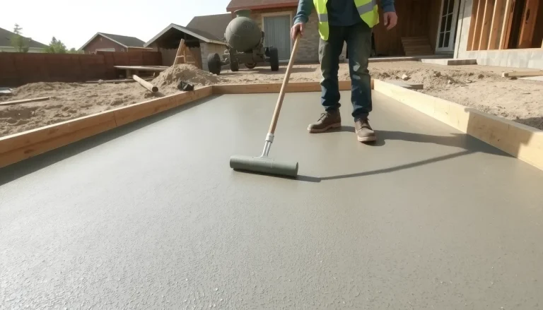 Prix d’une dalle en béton au m² en 2025 : guide complet