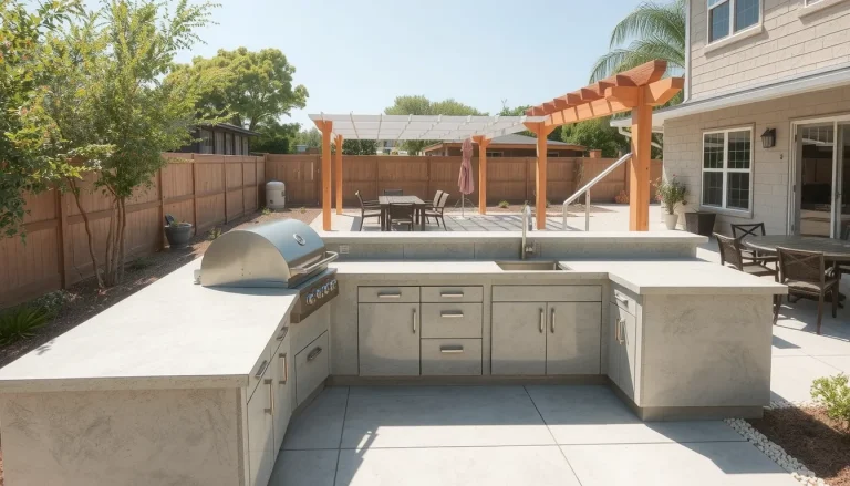 Cuisine extérieure en béton : le guide complet pour la construire soi-même