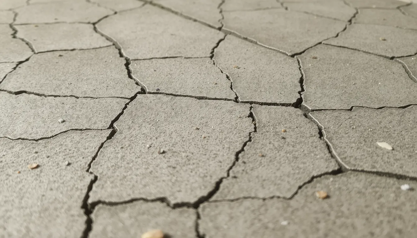 dalle beton qui fissure