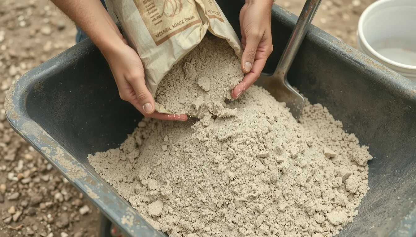 dosage béton avec mélange sable gravier tout prêt