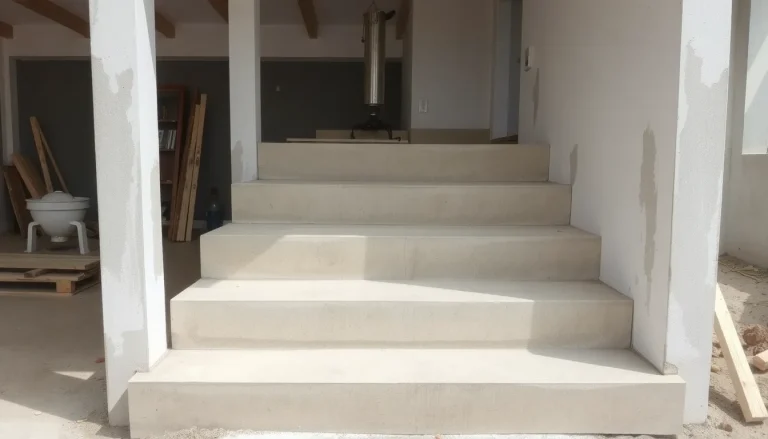 Prix d&rsquo;un escalier en béton : budget, pose et TVA en 2025