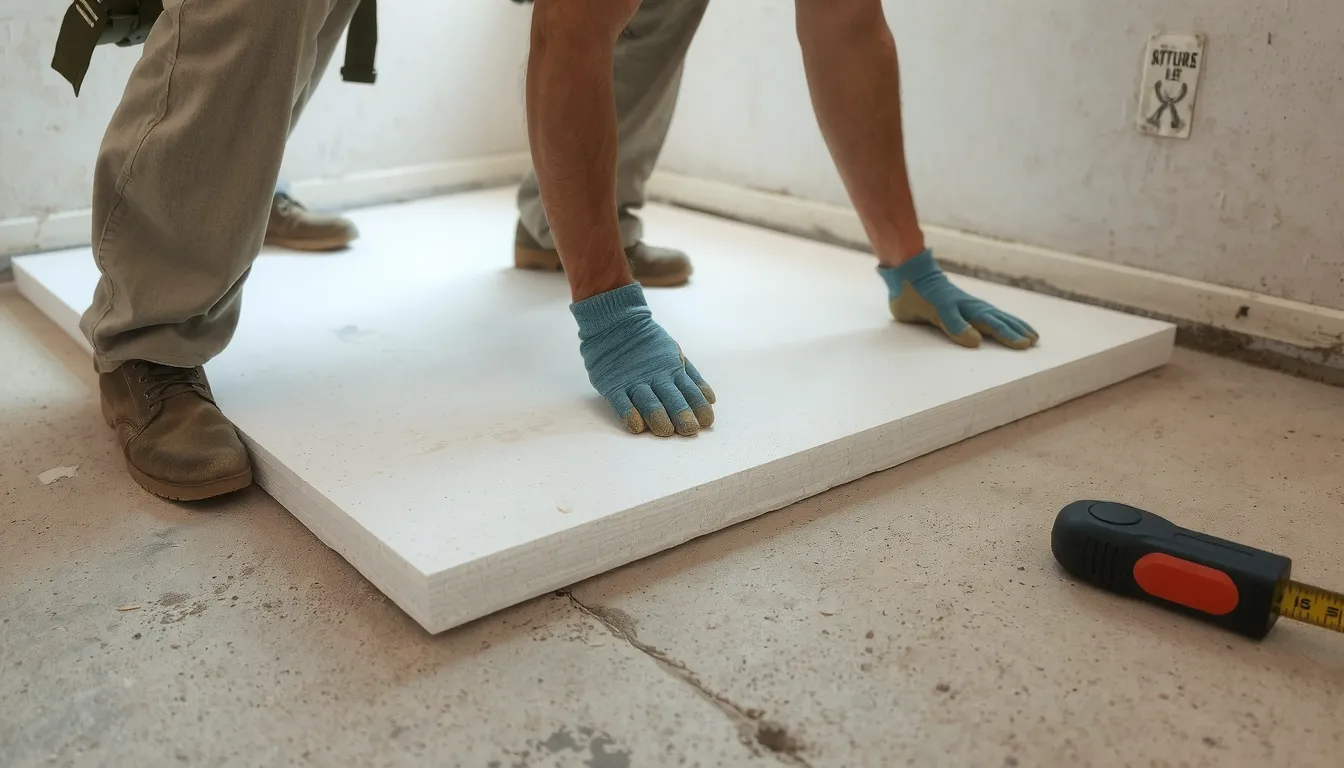 isoler une dalle en beton