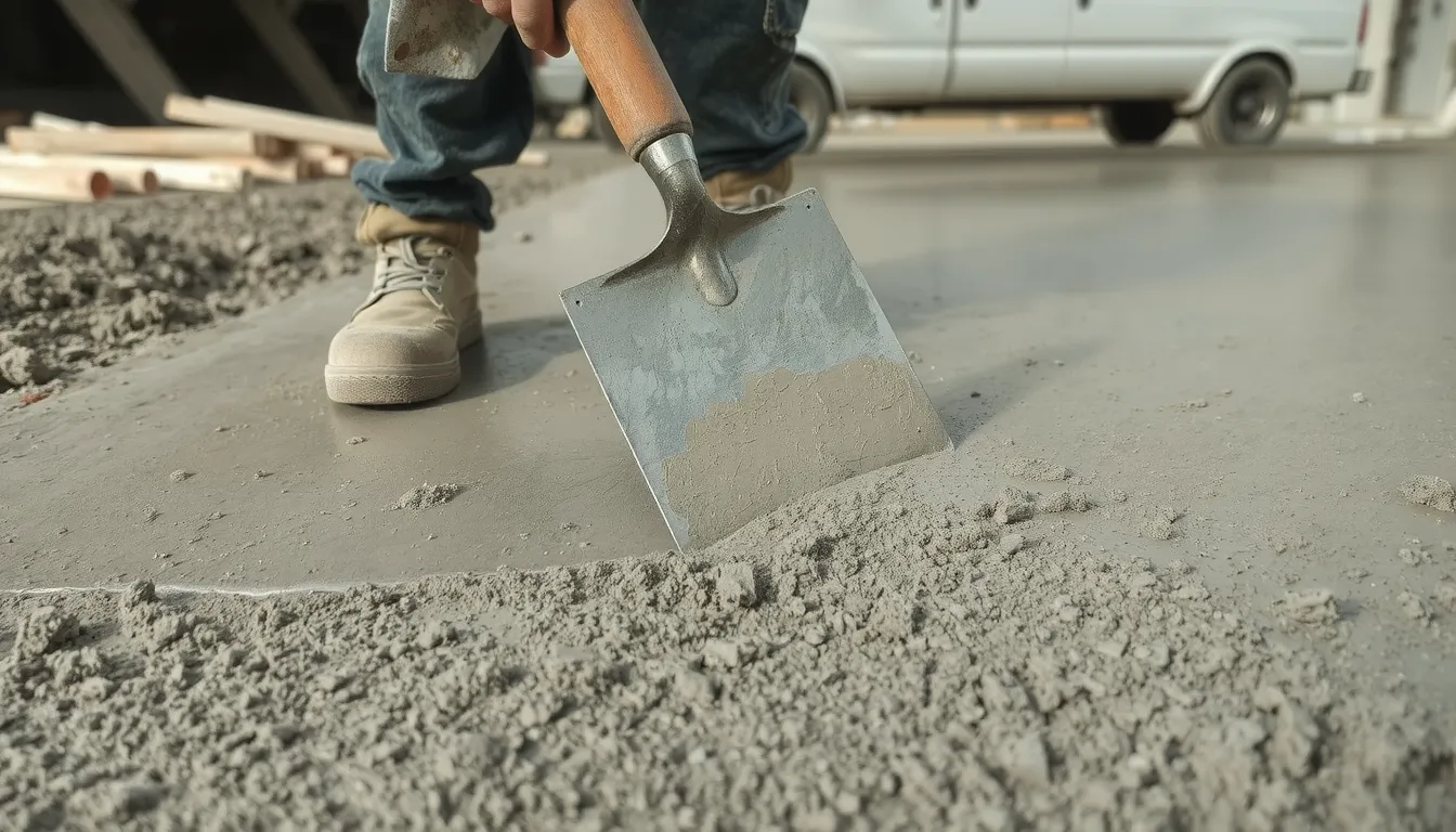lisser une dalle en beton