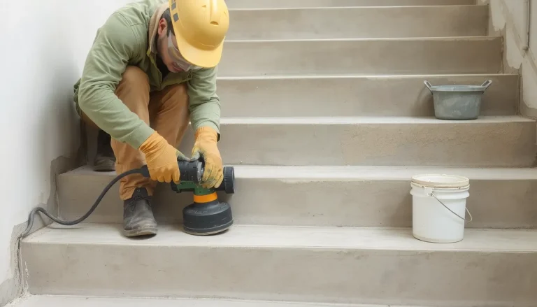 Rénover un escalier en béton : habillage, béton ciré ou réparation