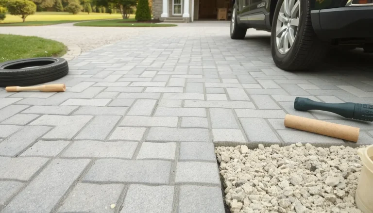 Allée en pavé pour voiture : quel pavé choisir et comment le poser ?