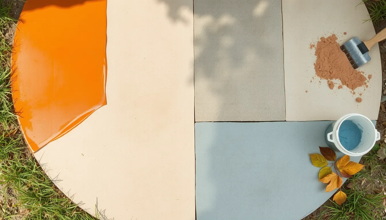 beton coloré pour exterieur